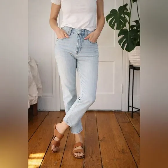 Madewell Petite Curvy Perfect Vintage Jean Fitzgerald Wash Size 25P New With Tag - Picture 1 of 6